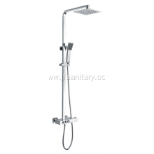 Chrome Plated Thermostatic Shower Mixer With Shelf